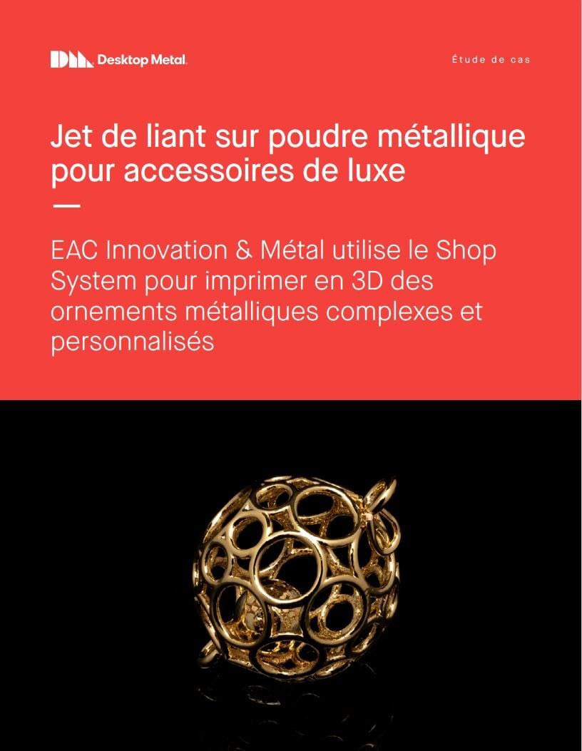 EAC Innovation and Metal 2021 French Case Study Cover Page